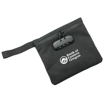 Smell-Proof Pouch With Lock - Personalization Available from Positive Promotions
