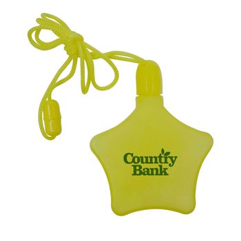 Star-Shaped Bubbles With Breakaway Cord - Personalization Available from Positive Promotions