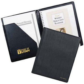 2026 Executive Weekly Planner With Pocket - Personalization Available from Positive Promotions