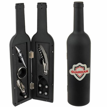 Deluxe 6-Piece Wine Set - Full-Color Personalization Available from Positive Promotions