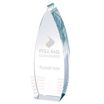 Crystal Tower Award - Personalization Available from Positive Promotions