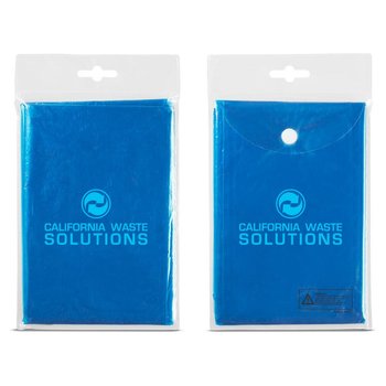 Disposable Rain Poncho - Personalization Available from Positive Promotions