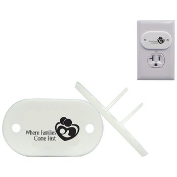 SafetyCaps Outlet Cover - Personalization Available from Positive Promotions