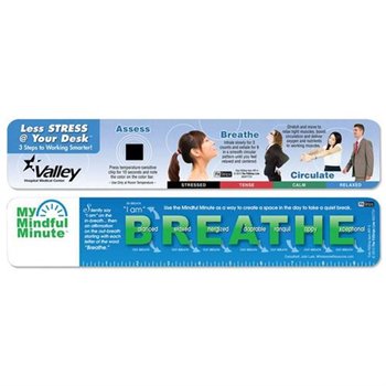 Classic FitStrip - Less Stress @ Your Desk / My Mindful Minute - Personalization Available from Positive Promotions