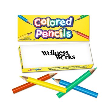 Colored Pencil Set - Personalization Available from Positive Promotions