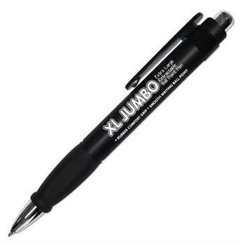 XL Jumbo Retractable Ball Point Pen With Rubber Grip - Personalization Available from Positive Promotions