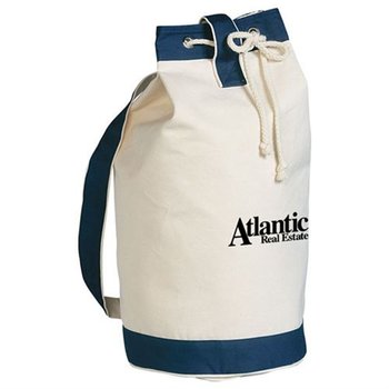 Heavy Canvas Cotton Boater Tote Backpack - Personalization Available from Positive Promotions