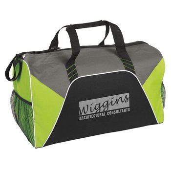 Color Panel Sport Duffel - Personalization Available from Positive Promotions