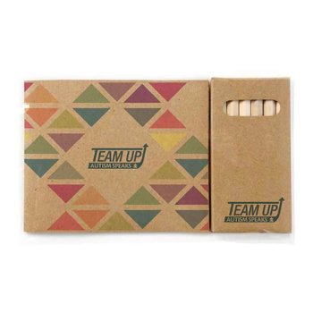 Custom Cover Adult Coloring Book & 6-Color Pencil Set - Personalization Available from Positive Promotions