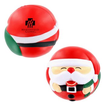 Santa Claus Stress Reliever - Personalization Available from Positive Promotions
