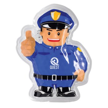 Police Officer Hot/Cold Pack - Personalization Available from Positive Promotions