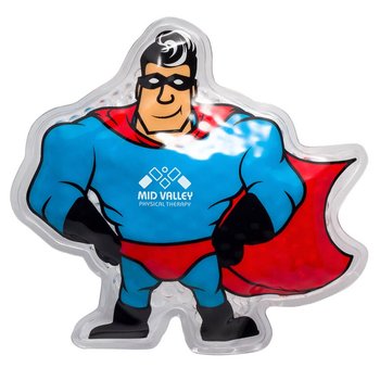 Super Hero Hot/Cold Pack - Personalization Available from Positive Promotions
