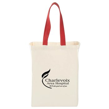 Natural Cotton Grocery Tote - Personalization Available from Positive Promotions
