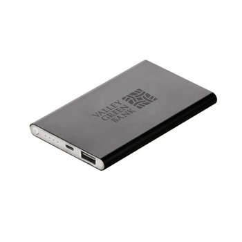 Retro Power Bank With Metallic Finish - Personalization Available from Positive Promotions