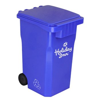 Recycle Bin Pen Holder - Personalization Available from Positive Promotions
