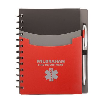 Academy Junior Notebook & Stylus Pen - Personalization Available from Positive Promotions