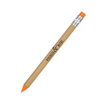 Jumbo Pencil-Look Pen - Personalization Available from Positive Promotions