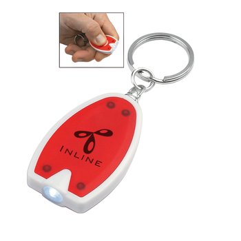 LED Key Chain - Personalization Available from Positive Promotions