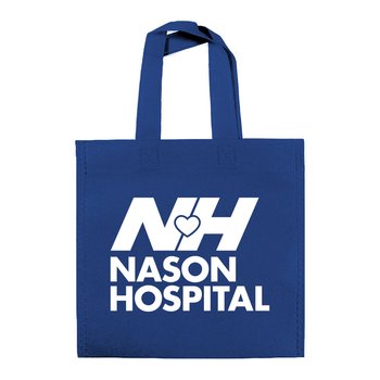 Non-Woven Shopping Tote Bag - One-Color Personalization Available from Positive Promotions