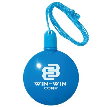 1.33-oz. Round Bubble Dispenser - Personalization Available from Positive Promotions