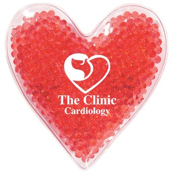 Small Heart Hot/Cold Pack - Personalization Available from Positive Promotions