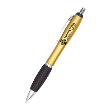 El-Gripper Pen Black Grip - Personalization Available from Positive Promotions