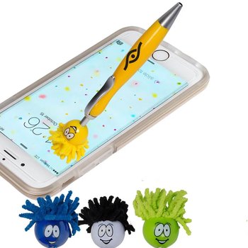 Emoti&trade; MopTopper&trade; Pen with Screen Cleaner - Personalization Available from Positive Promotions