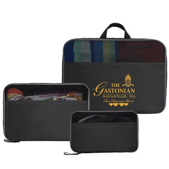Jetsetter 3-Piece Packing Cube Set - Personalization Available from Positive Promotions