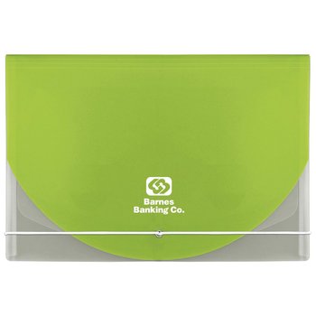 Color Flap Translucent Document Holder - Personalization Available from Positive Promotions