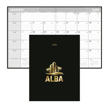Classic Lightweight 2026 Monthly Calendar Planner - Personalization Available from Positive Promotions