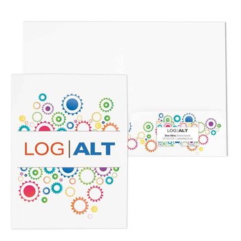Full-Color Paper Folder - Personalization Available from Positive Promotions