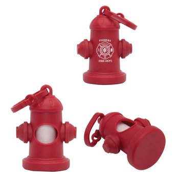Fire Hydrant Pet Waste Bag Dispenser - Personalization Available from Positive Promotions