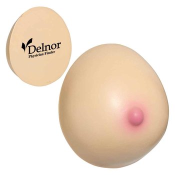 Breast Stress Reliever - Personalization Available from Positive Promotions