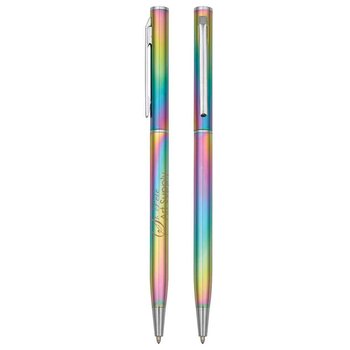 Rainbow Prism Pen - Personalization Available from Positive Promotions