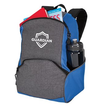 On The Move Two-Tone Backpack - Personalization Available from Positive Promotions