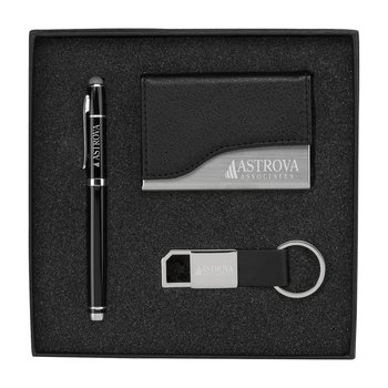 Langley Classic Business 3-Piece Gift Set - Personalization Available from Positive Promotions