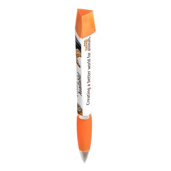 Ad Pen with Highlighter - Personalization Available from Positive Promotions