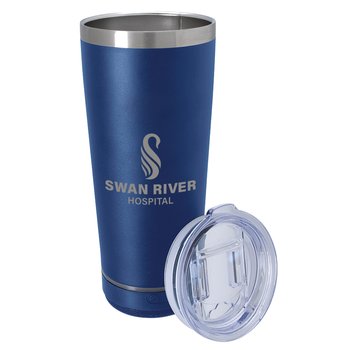 Tumbler With Bluetooth Speaker 20 oz. - Personalization Available from Positive Promotions