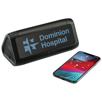 High Sierra® Waterproof Bluetooth Speaker with 8000-mAh Power Bank - Personalization Available from Positive Promotions