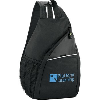 personalized sling backpack