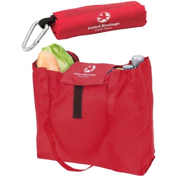 Viridis Foldable Tote Bag - Personalization Available from Positive Promotions