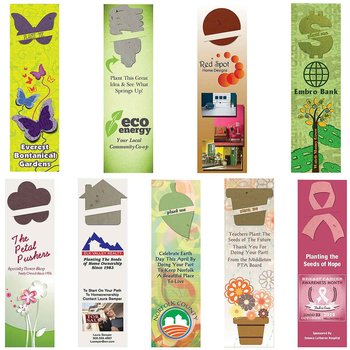 Butterfly Seed Shape Bookmark - Full Color from Positive Promotions