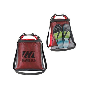 Mesh Water-Resistant Wet/Dry Bag - Personalization Available from Positive Promotions