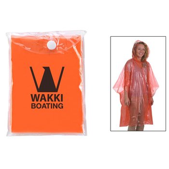 Disposable Poncho from Positive Promotions