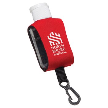 1 Oz. Clip-On Hand Sanitizer - Personalization Available from Positive Promotions