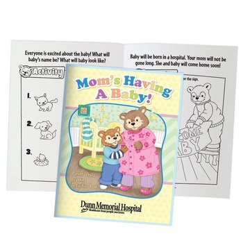 Mom's Having A Baby Parent-Child Learning Activities Book - Personalization Available from Positive Promotions