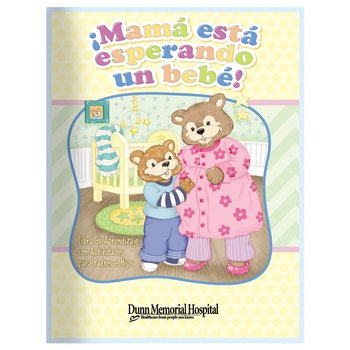 Mom's Having A Baby! Parent-Child Learning Activities Book (Spanish) - Personalization Available from Positive Promotions
