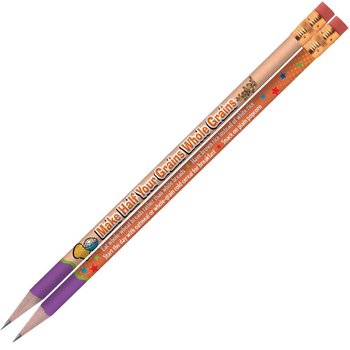 Make Half Your Grains Whole Grains MyPlate Full-Color Pencils - Pack of 25 from Positive Promotions