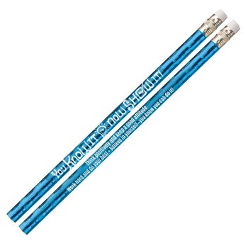 You Know It, Now Show It! Sparkle Foil Pencil - Pack of 25 from Positive Promotions