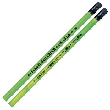 Be The Kind Of Leader You Would Follow Growth Mindset Pencils - Pack of 25 from Positive Promotions
